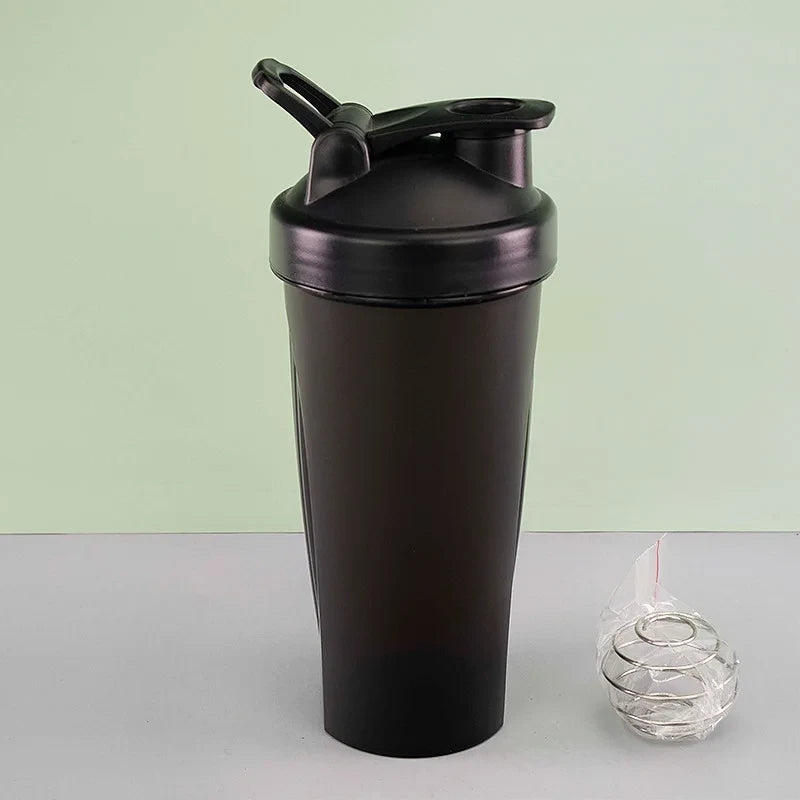 Coctelera de Proteina 600ml Antifugas con Bola Mezcladora