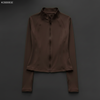 Chaqueta Marrón Oscuro Premium - Fondo #2B2B2E