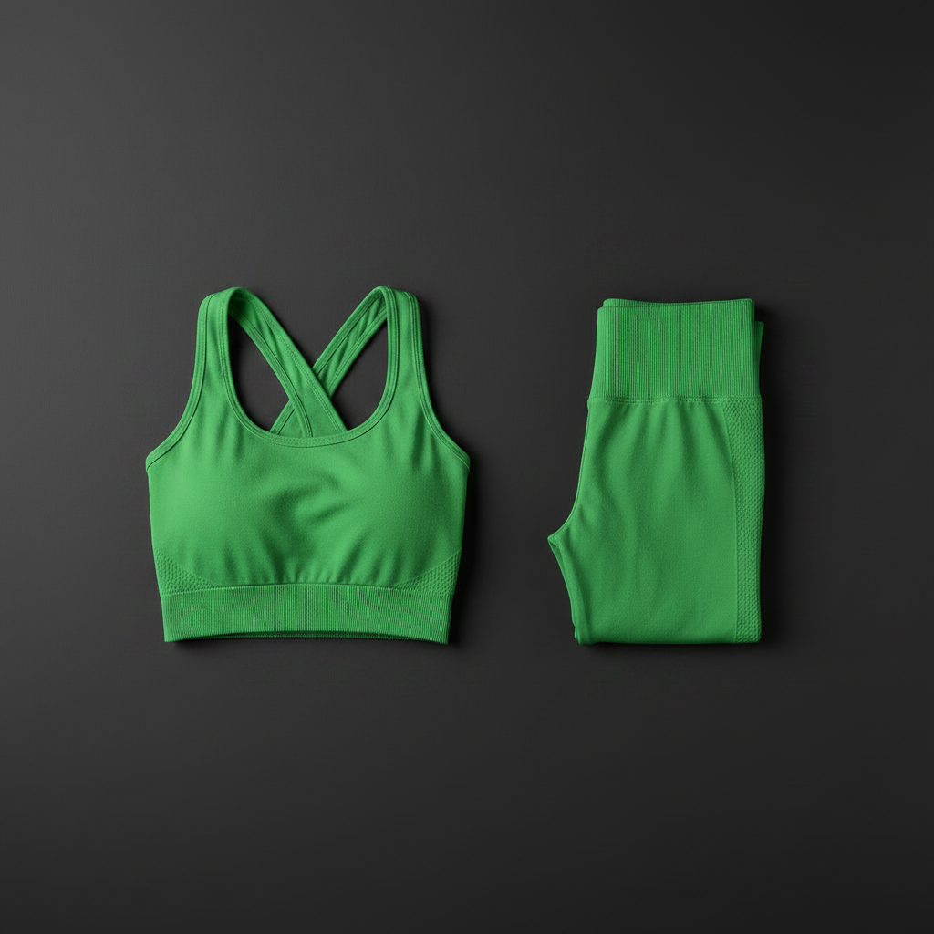 Conjunto Deportivo Seamless Verde - Forza Wear