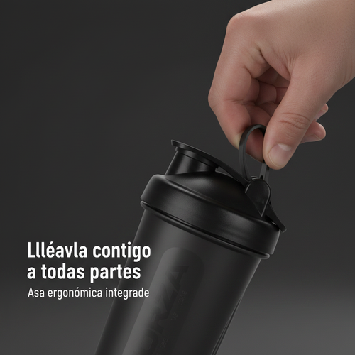 Detalle Asa Coctelera Negra - Forza Wear
